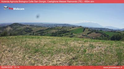 immagine della webcam nei dintorni di Ofena: webcam Castiglione Messer Raimondo