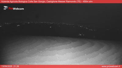 immagine della webcam nei dintorni di Pineta: webcam Castiglione Messer Raimondo