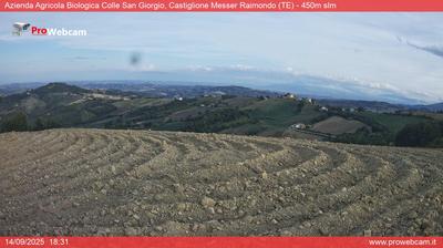 immagine della webcam nei dintorni di Canzano: webcam Castiglione Messer Raimondo