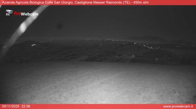immagine della webcam nei dintorni di Villa Celiera: webcam Castiglione Messer Raimondo