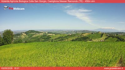 immagine della webcam nei dintorni di Giulianova: webcam Castiglione Messer Raimondo