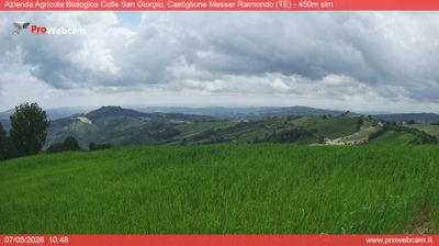 immagine della webcam nei dintorni di Giulianova: webcam Castiglione Messer Raimondo