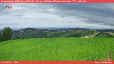 immagine della webcam nei dintorni di Canzano: webcam Castiglione Messer Raimondo