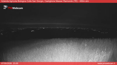 immagine della webcam nei dintorni di Pineta: webcam Castiglione Messer Raimondo