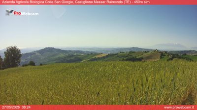 immagine della webcam nei dintorni di Pescara Liberi: webcam Castiglione Messer Raimondo