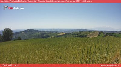 immagine della webcam nei dintorni di Pescara Liberi: webcam Castiglione Messer Raimondo