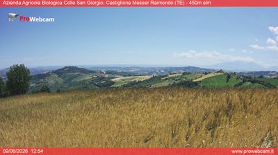 immagine della webcam nei dintorni di Pineto: webcam Castiglione Messer Raimondo