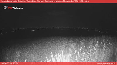 immagine della webcam nei dintorni di Canzano: webcam Castiglione Messer Raimondo