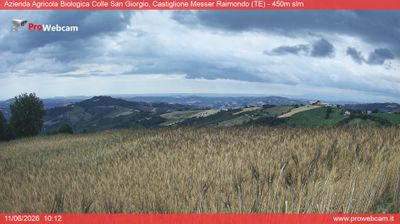 immagine della webcam nei dintorni di Morro d'Oro: webcam Castiglione Messer Raimondo
