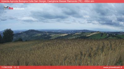 immagine della webcam nei dintorni di Morro d'Oro: webcam Castiglione Messer Raimondo