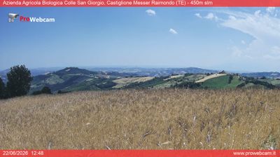immagine della webcam nei dintorni di Canzano: webcam Castiglione Messer Raimondo