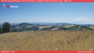 immagine della webcam nei dintorni di Foggetta: webcam Castiglione Messer Raimondo