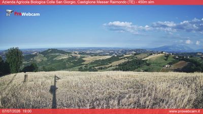 immagine della webcam nei dintorni di Silville: webcam Castiglione Messer Raimondo