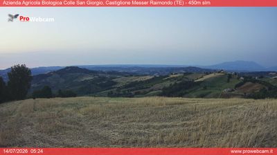 immagine della webcam nei dintorni di Castelli: webcam Castiglione Messer Raimondo