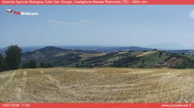 immagine della webcam nei dintorni di Fano Adriano: webcam Castiglione Messer Raimondo