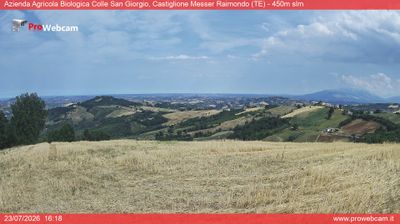 immagine della webcam nei dintorni di Campo Imperatore: webcam Castiglione Messer Raimondo