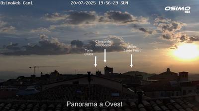 immagine della webcam nei dintorni di Macerata: webcam Osimo