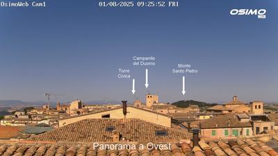 immagine della webcam nei dintorni di Montanello: webcam Osimo