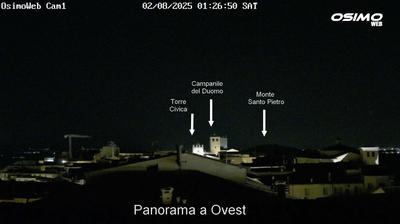 immagine della webcam nei dintorni di Portonovo: webcam Osimo