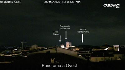 immagine della webcam nei dintorni di San Severino Marche: webcam Osimo