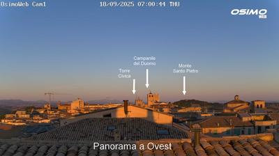 immagine della webcam nei dintorni di Monte Conero: webcam Osimo