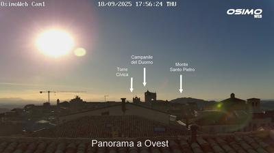 immagine della webcam nei dintorni di San Severino Marche: webcam Osimo
