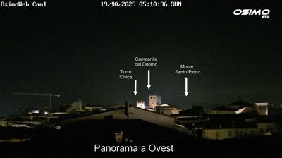 immagine della webcam nei dintorni di Offagna: webcam Osimo