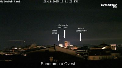 immagine della webcam nei dintorni di Castelfidardo: webcam Osimo