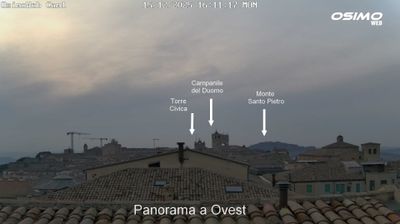 immagine della webcam nei dintorni di Treia: webcam Osimo