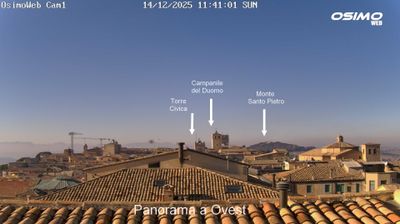 immagine della webcam nei dintorni di Aspio terme: webcam Osimo