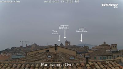 immagine della webcam nei dintorni di Castelfidardo: webcam Osimo
