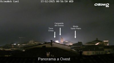 immagine della webcam nei dintorni di Cingoli: webcam Osimo