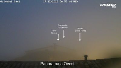 immagine della webcam nei dintorni di Monte Conero: webcam Osimo