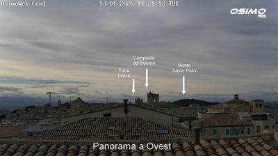 immagine della webcam nei dintorni di Aspio terme: webcam Osimo