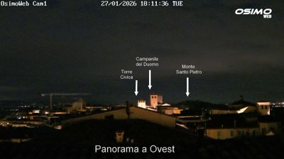 immagine della webcam nei dintorni di Portonovo: webcam Osimo