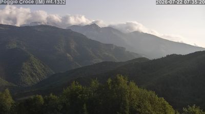 immagine della webcam nei dintorni di Castel Vittorio: webcam Mendatica