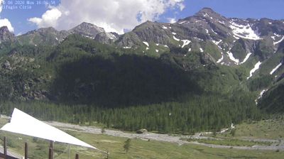 immagine della webcam nei dintorni di Ceresole Reale: webcam Pian della Mussa
