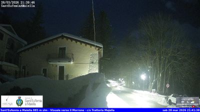 immagine della webcam nei dintorni di Salle: webcam Sant'Eufemia a Maiella