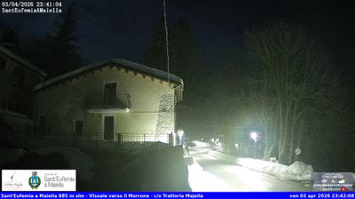 immagine della webcam nei dintorni di Ortona dei Marsi: webcam Sant'Eufemia a Maiella