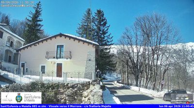 immagine della webcam nei dintorni di Caramanico Terme: webcam Sant'Eufemia a Maiella