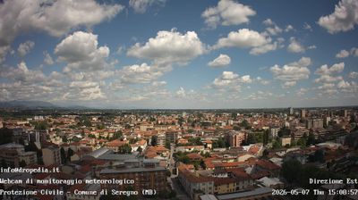 immagine della webcam nei dintorni di Milano Novara: webcam Seregno
