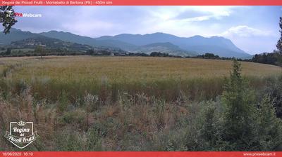 immagine della webcam nei dintorni di Pescara Liberi: webcam Montebello di Bertona