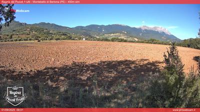 immagine della webcam nei dintorni di Chieti: webcam Montebello di Bertona