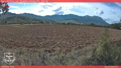 immagine della webcam nei dintorni di Campo Imperatore: webcam Montebello di Bertona