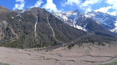 immagine della webcam nei dintorni di Ghiacciaio Presena: webcam Sobretta Vallalpe