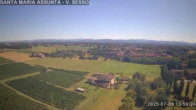 immagine della webcam nei dintorni di Quattro Castella: webcam Cadelbosco di Sopra