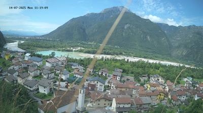 immagine della webcam nei dintorni di Lago Santa Croce (alto): webcam Soverzene