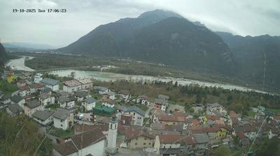 immagine della webcam nei dintorni di Lago Santa Croce (alto): webcam Soverzene