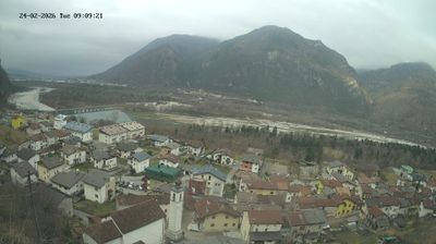 immagine della webcam nei dintorni di Col Indes: webcam Soverzene