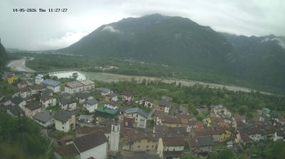 immagine della webcam nei dintorni di Col Indes: webcam Soverzene